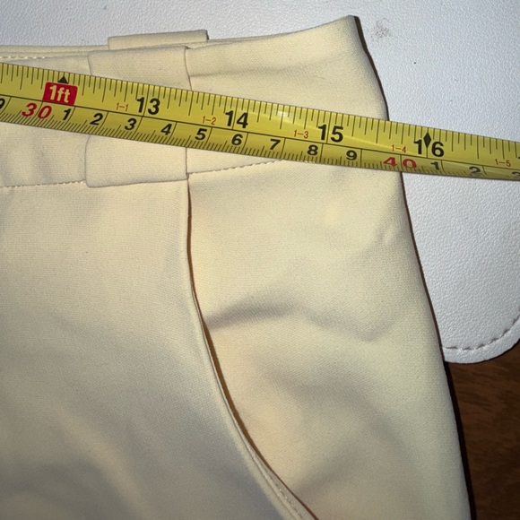 Amanda Uprichard Yellow Trousers Small - Picture 4 of 5